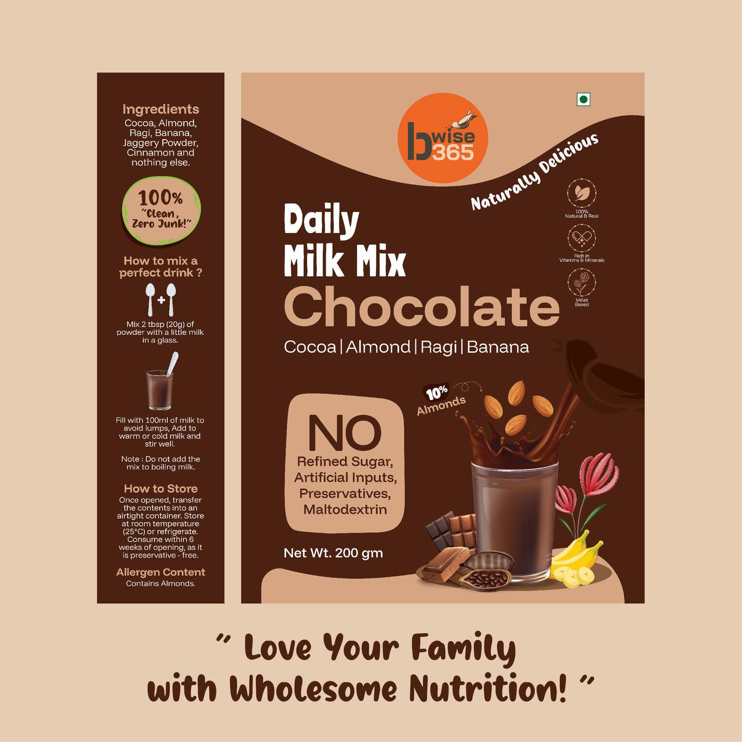 Daily Milk Mix CHOCOLATE (200 gms)