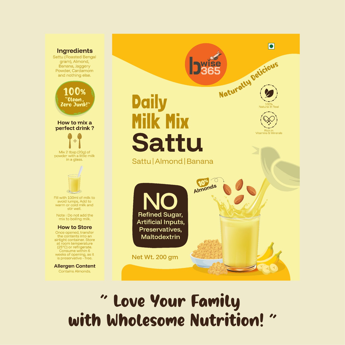 Daily Milk Mix SATTU (200 gms)