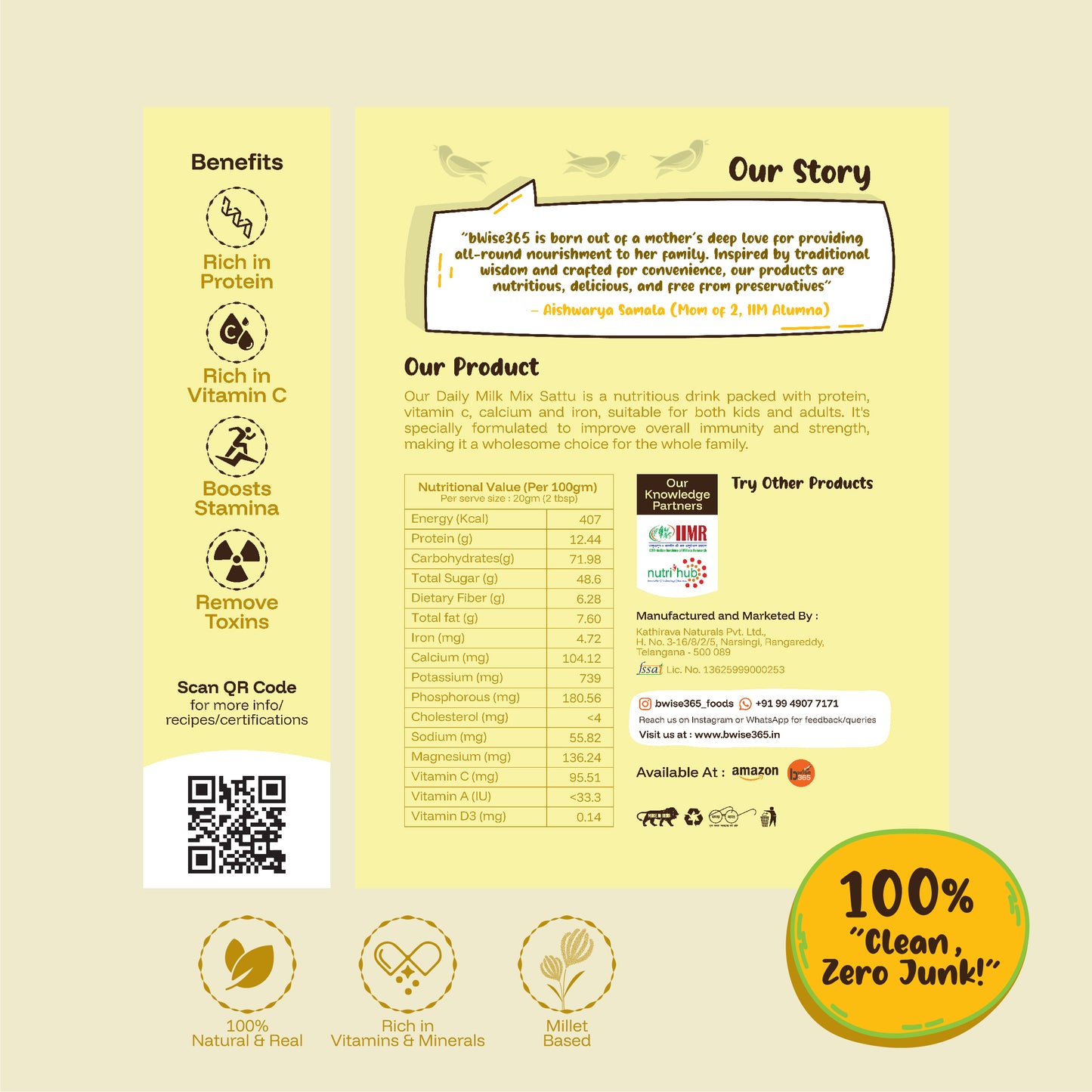 Daily Milk Mix SATTU (200 gms)