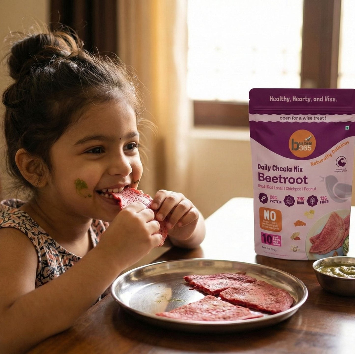 Daily Cheela Mix - Beetroot (200 gms)