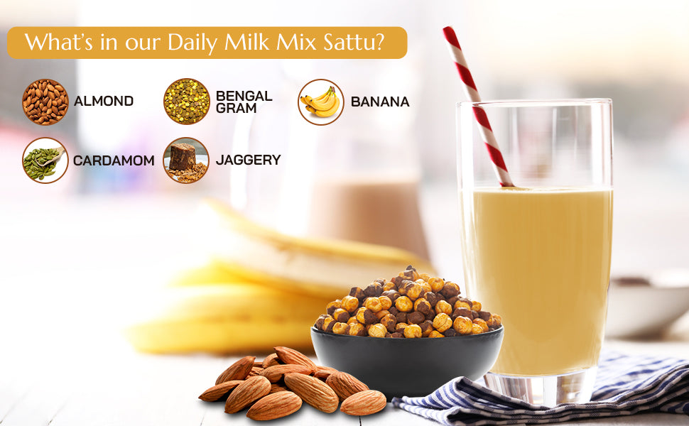 Daily Milk Mix SATTU (200 gms)