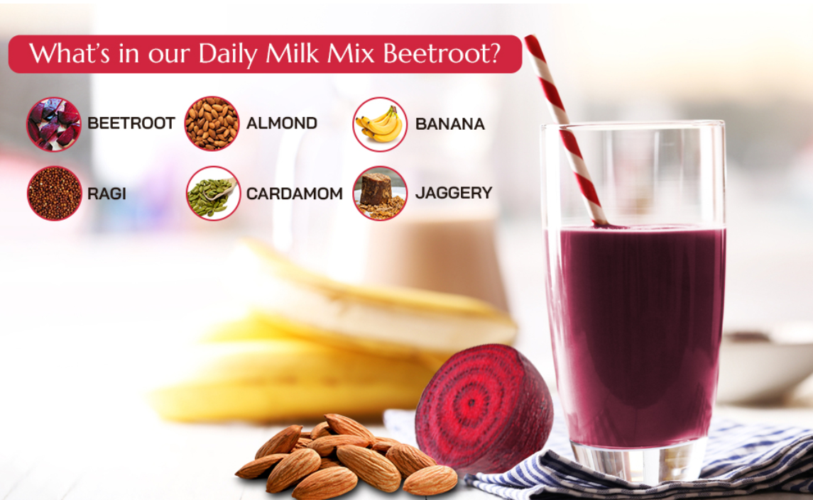 Daily Milk Mix BEETROOT (200 gms)