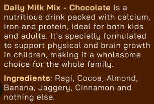 Daily Milk Mix CHOCOLATE (200 gms)